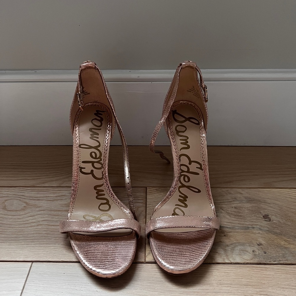 Sam Edelman Rose Gold Heels, too big for me. Never had a chance to wear them